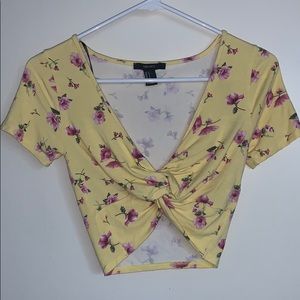 Floral crop top